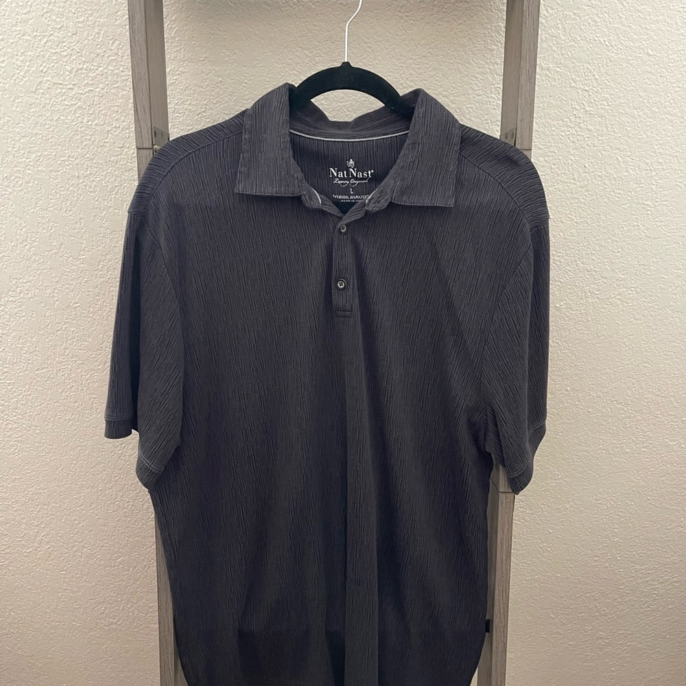 Nat Nast Men's Black Polo Shirt